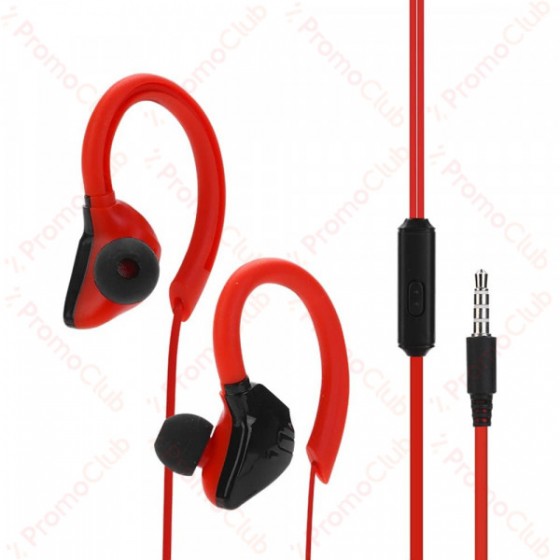 Mobile Earphone Ακουστικά Sport Music Taxi X-603 Red