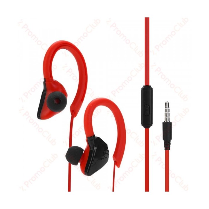 Mobile Earphone Ακουστικά Sport Music Taxi X-603 Red