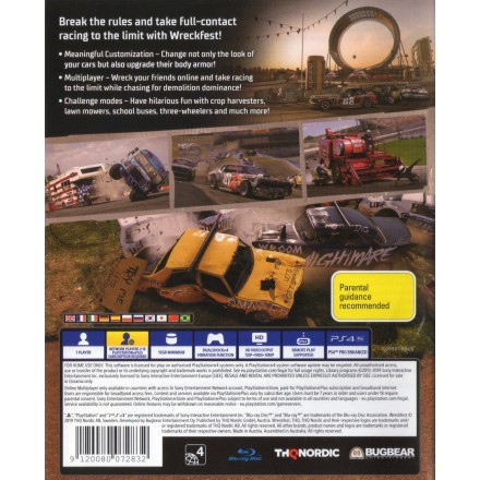 Wreckfest PS4 Game