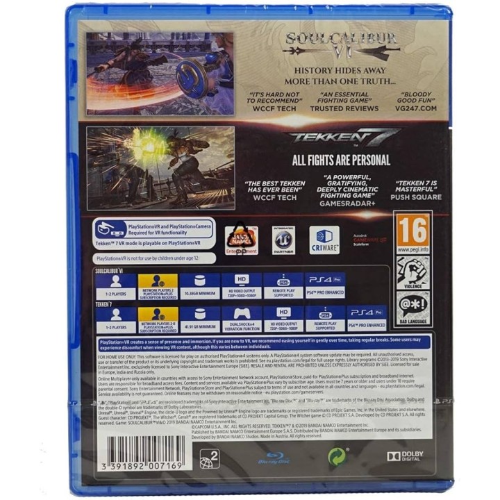 TEKKEN 7 + Soulcalibur VI PS4 GAMES