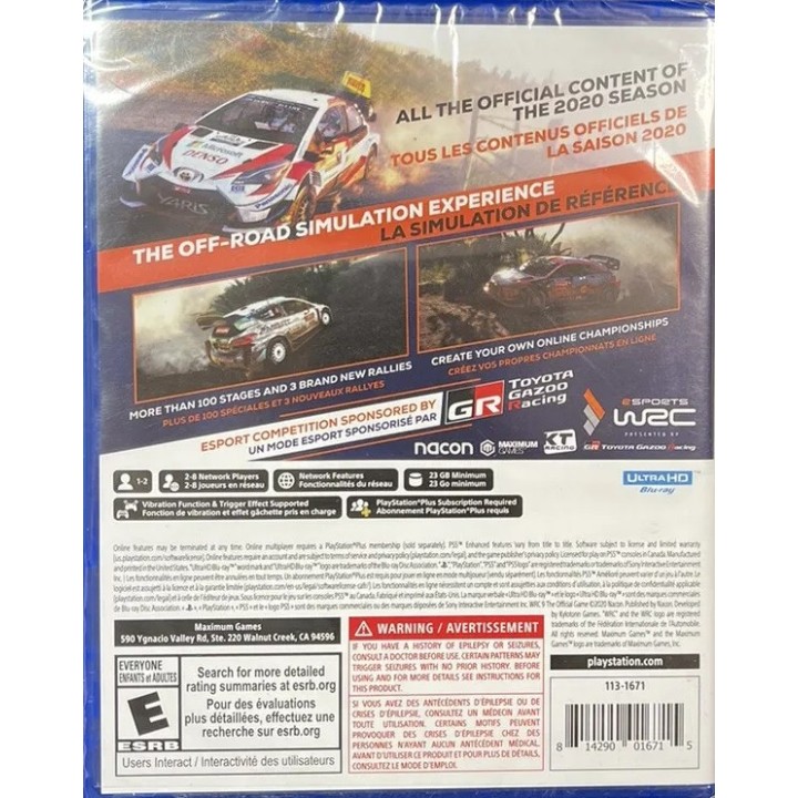 WRC 9 PS5 GAMES