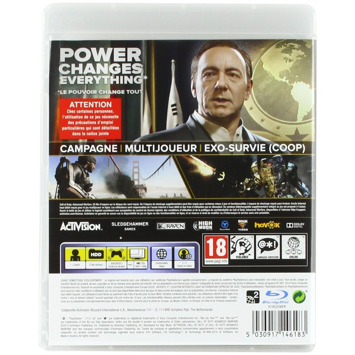 Call of Duty: Advanced Warfare PS3 Game Used-Μεταχειρισμένο