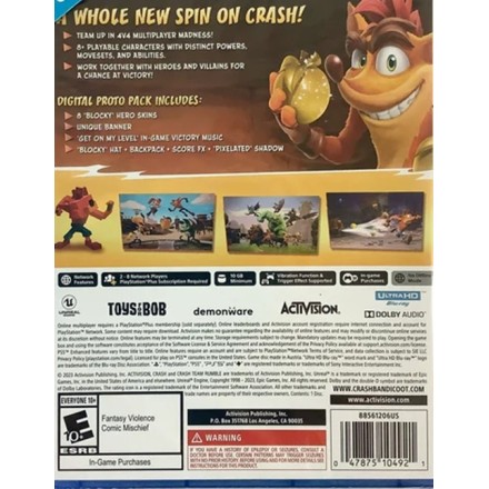 Crash Team Rumble Deluxe Edition PS4 Game