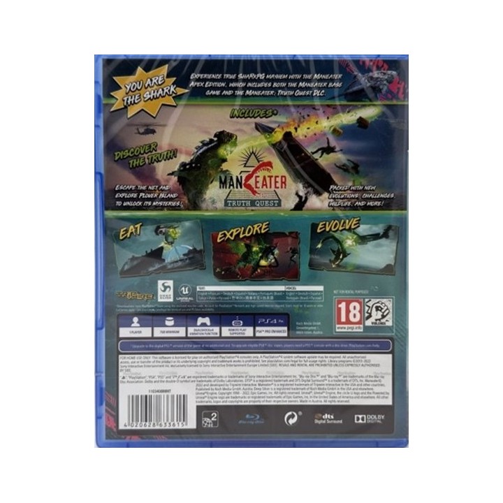 Maneater Apex Edition PS4 Game