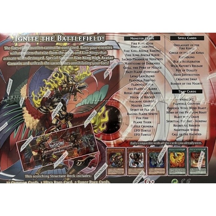 Konami Yu-gi-oh! Tcg Structure Deck: Fire Kings Yu-Gi-Oh! Deck-Τράπουλα(KON163825)