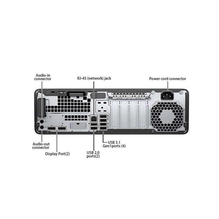 HP EliteDesk 800 G3 SFF (i3-7100/8GB/256GB/W10) Grade A Refurbished