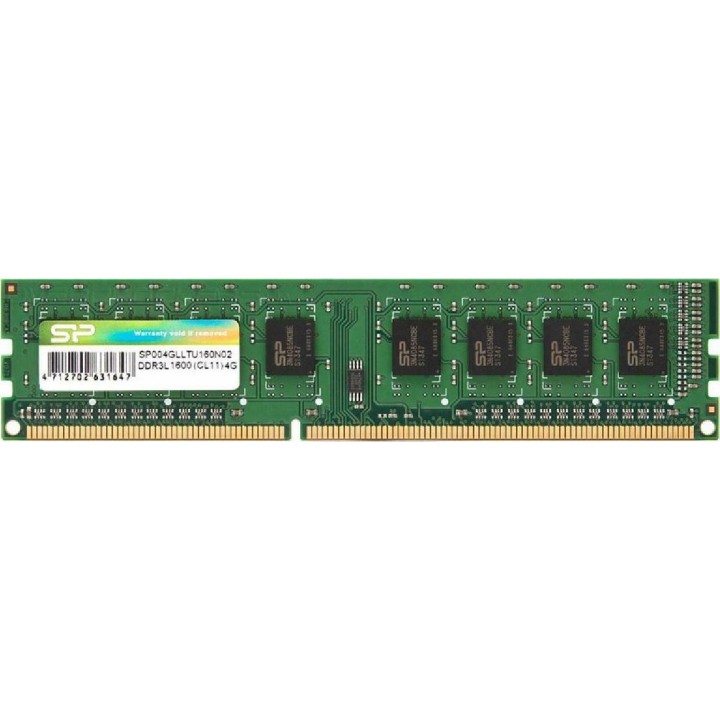 SILICON POWER μνήμη DDR3L UDIMM SP004GLLTU160N02, 4GB, 1600MHz, CL11