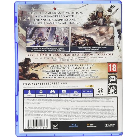 Assassin's Creed III & Liberation Remastered PS4 GAMES