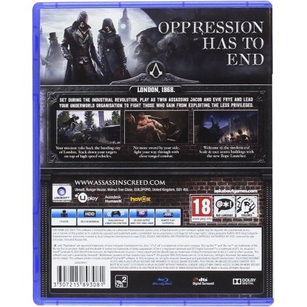 Assassins Creed Syndicate PS4 GAMES