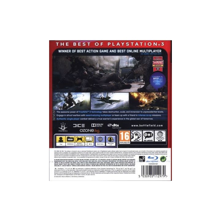 BATTLEFIELD 3 (Essentials) PS3 GAMES