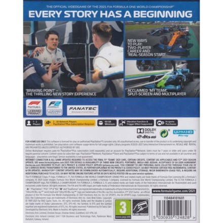 F1 2021 PS5 GAME