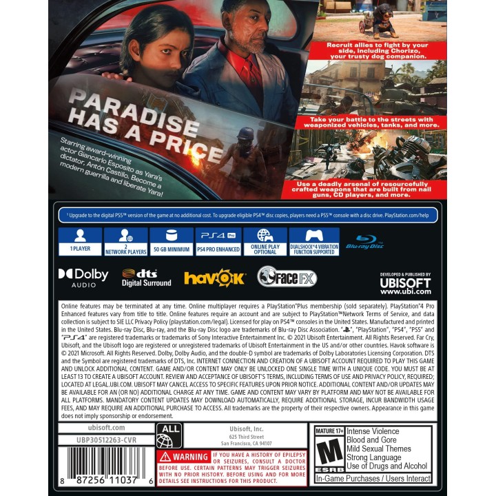 Far Cry 6 PS4 GAMES