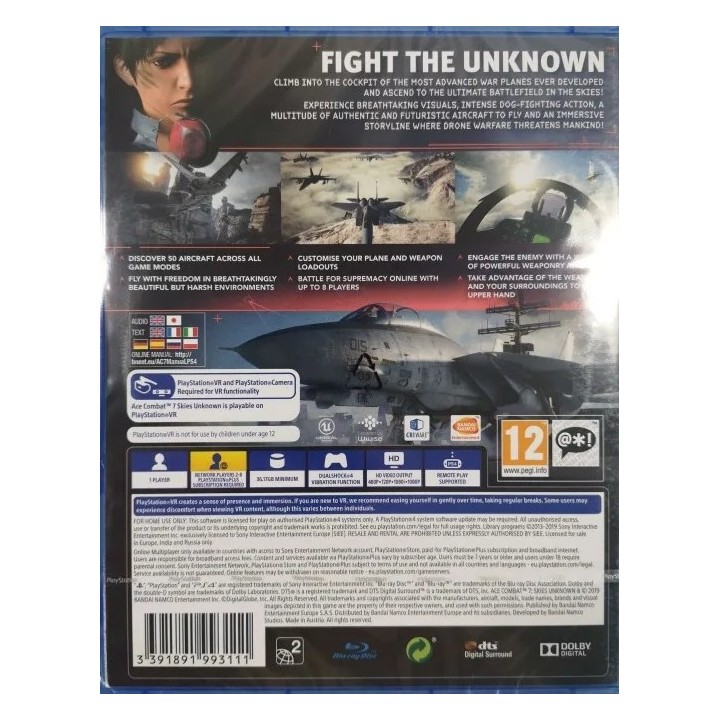 Ace Combat 7: Skies Unknown PS4 GAMES