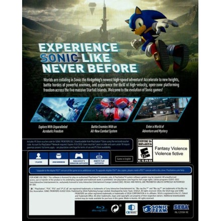 Sonic Frontiers PS4 Game