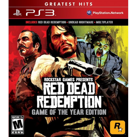 Red Dead Redemption (Game Of The Year) Greatest Hits Edition PS3 Game