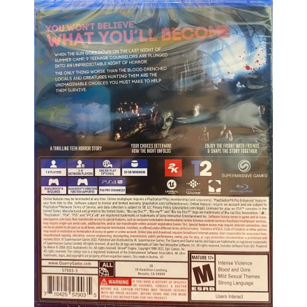 The Quarry PS4 Game