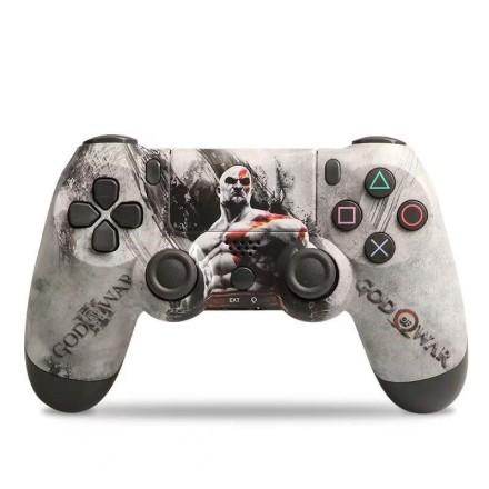 Doubleshock Ασύρματο Gamepad για PS4 God Of War Γκρι
