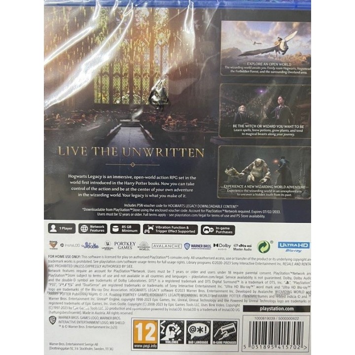 Hogwarts Legacy PS5 Game Used-Μεταχειρισμένο