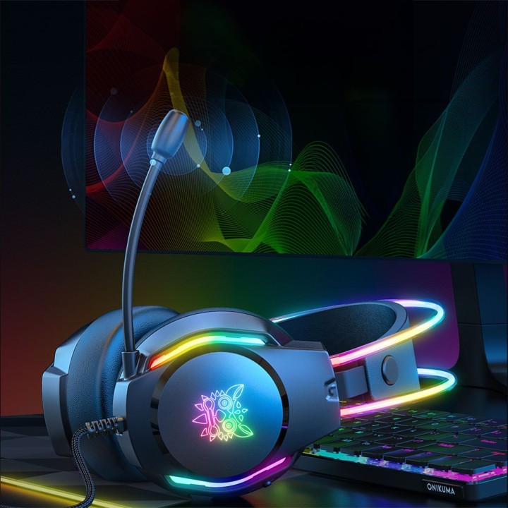 Onikuma X26 Over Ear Gaming Headset με σύνδεση 3.5mm Μαύρο