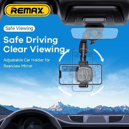 Remax Βάση Κινητού Αυτοκινήτου με Θήκη Μαύρη MR-C67
