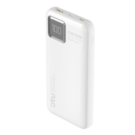 OTU Powerbank 10000mah with led display PB-102 Λευκό