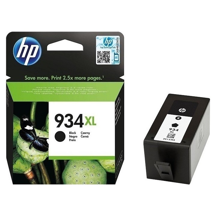HP 934XL Μελάνι Εκτυπωτή InkJet Μαύρο (C2P23AE)