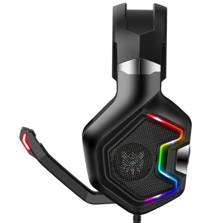 Onikuma K10 RGB Over Ear Gaming Headset Black (2x3.5mm / 3.5mm)