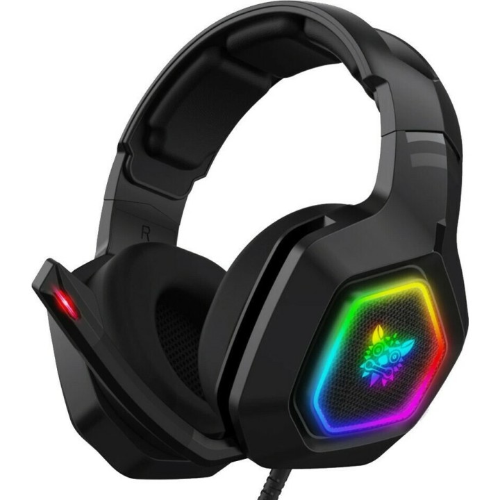 Onikuma K10 RGB Over Ear Gaming Headset Black (2x3.5mm / 3.5mm)