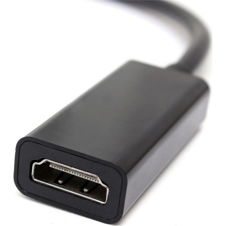DisplayPort male - HDMI female Μετατροπέας DP σε HDMI Μαύρο (18219)