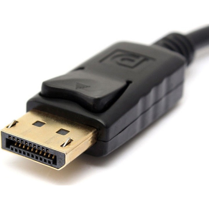 DisplayPort male - HDMI female Μετατροπέας DP σε HDMI Μαύρο (18219)