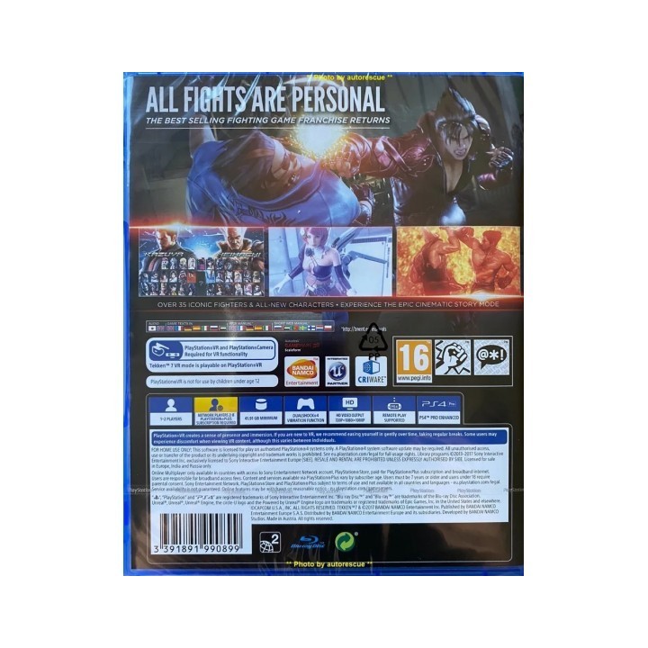 Tekken 7 PS4 GAMES Used-Μεταχειρισμένο