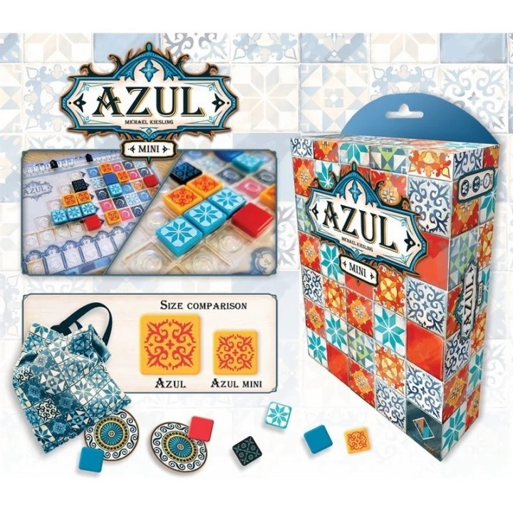 Kaissa Επιτραπέζιο Παιχνίδι Azul Mini για 2-4 Παίκτες 8+ Ετών Αγγλικό-English(PBG40022EN)