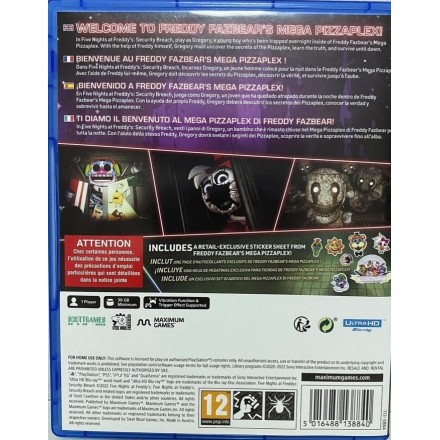 Five Nights at Freddy's Security Breach PS5 Game