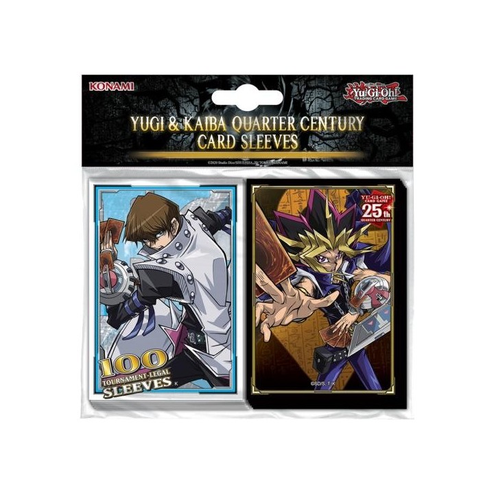 QUARTER CENTURY YUGI & KAIBA SLEEVES (100 Pack) Θήκες