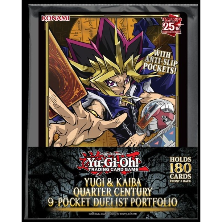 Yugi & Kaiba Quarter Century 9-Pocket Duelist Portfolio-Album