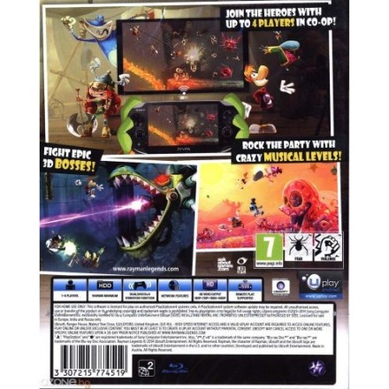 Rayman Legends Hits Edition PS4 Game