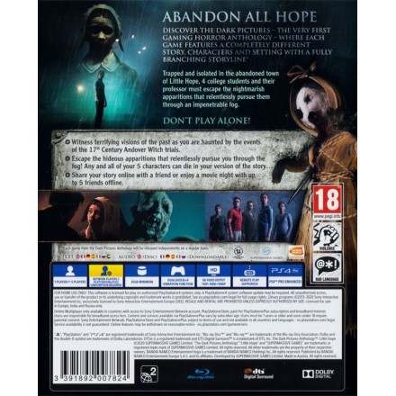 The Dark Pictures Anthology: Little Hope PS4 Game Used-Μεταχειρισμένο