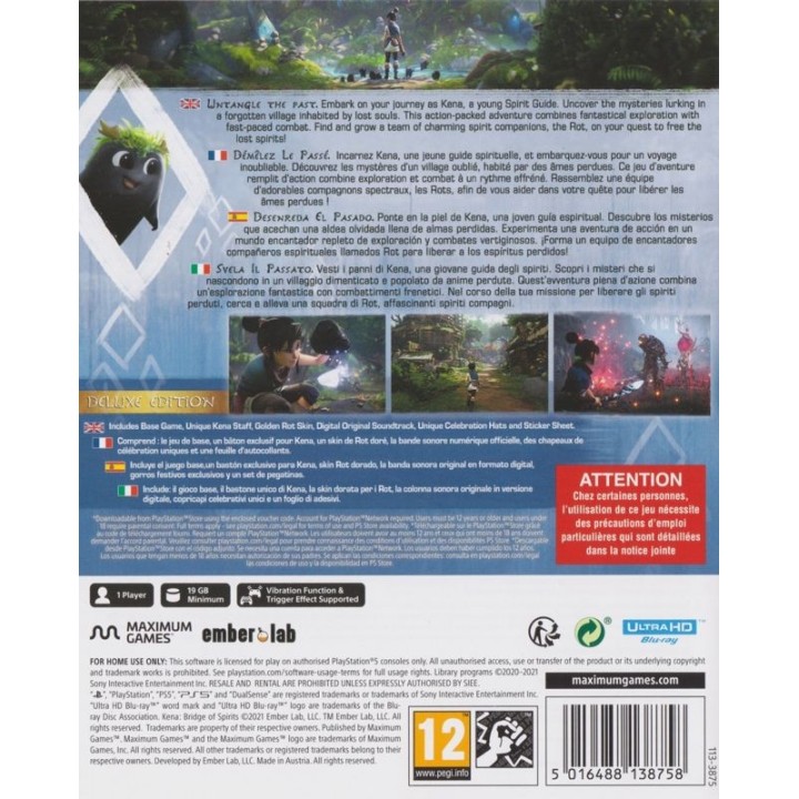 Kena Bridge Of Spirits Deluxe Edition PS5 Game