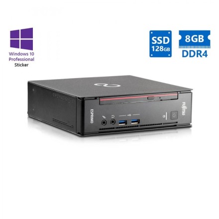 Fujitsu Esprimo Q556 USFF i5-6400T/8GB DDR4/128GB SSD/No ODD/10P Grade A Refurbished PC