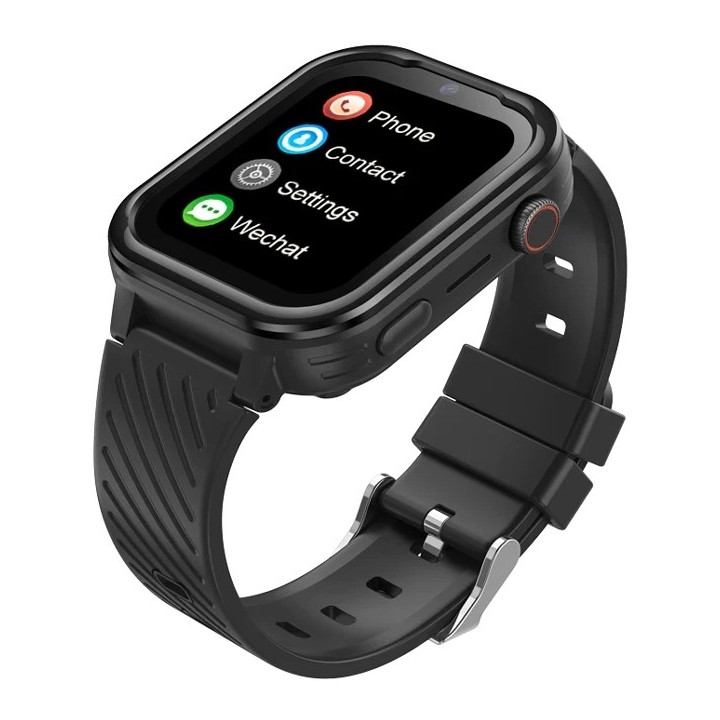INTIME GPS smartwatch για παιδιά IT-061, 1.85", κάμερα, 4G, IPX7, μαύρο