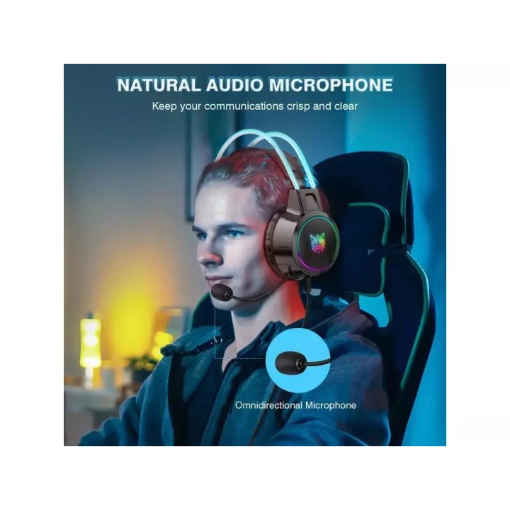 Onikuma X15 Pro Over Ear Gaming Headset με σύνδεση 3.5mm / USB