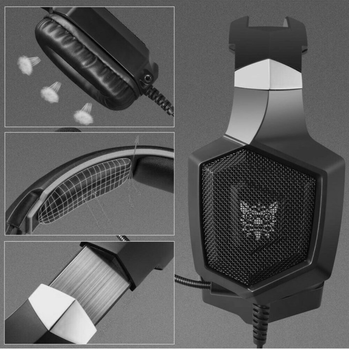 Onikuma K8 Over Ear Gaming Headset με σύνδεση 3.5mm / USB
