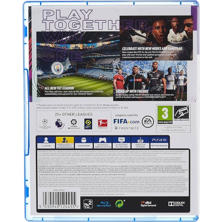 Fifa 21 PS4 GAME ( PS5 Compatible )