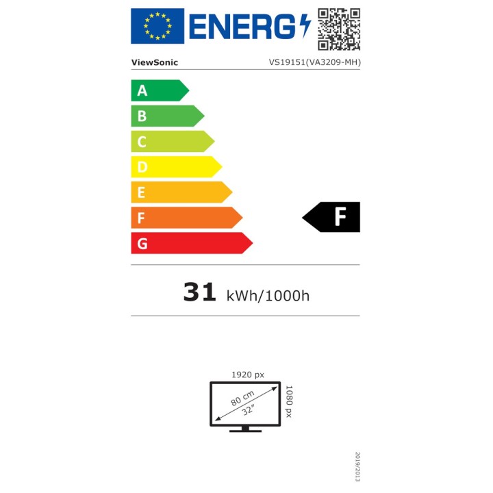 Viewsonic VA3209-MH IPS Monitor 32" FHD 1920x1080 με Χρόνο Απόκρισης 4ms GTG