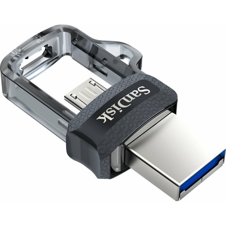 Sandisk Ultra Dual Drive M3.0 32GB USB 3.0 Stick με σύνδεση USB-A & micro USB-B Μαύρο