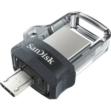 Sandisk Ultra Dual Drive M3.0 32GB USB 3.0 Stick με σύνδεση USB-A & micro USB-B Μαύρο