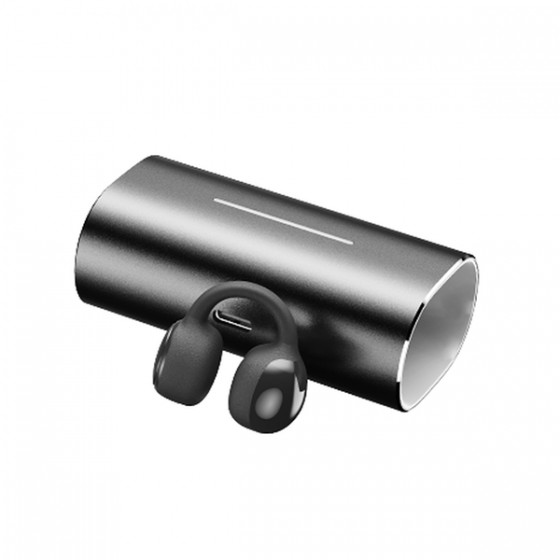 Riversong AirClip L3 In-ear Bluetooth Handsfree Ακουστικά με Θήκη Φόρτισης Μαύρα