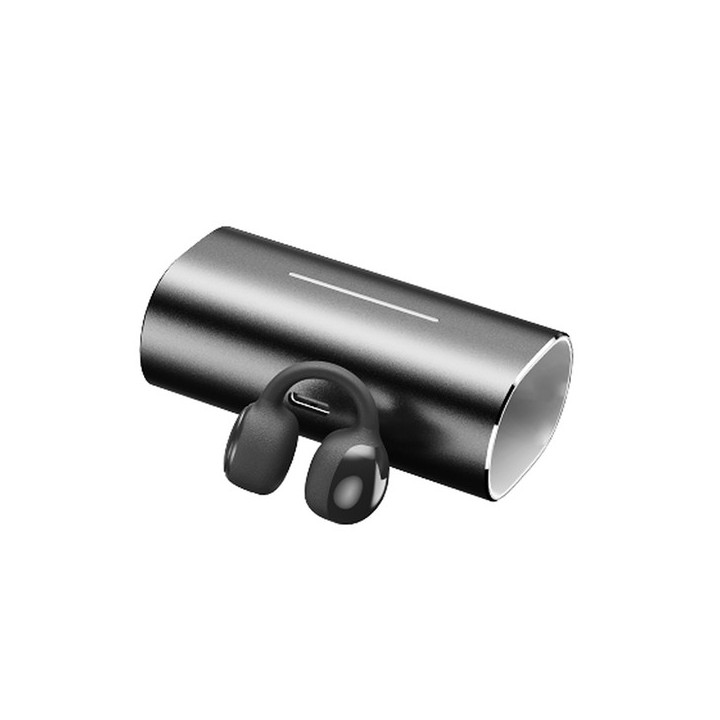 Riversong AirClip L3 In-ear Bluetooth Handsfree Ακουστικά με Θήκη Φόρτισης Μαύρα