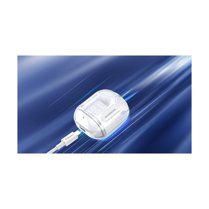 Riversong Airfly M2 In-ear Bluetooth Handsfree Ακουστικά με Θήκη Φόρτισης Μαύρα