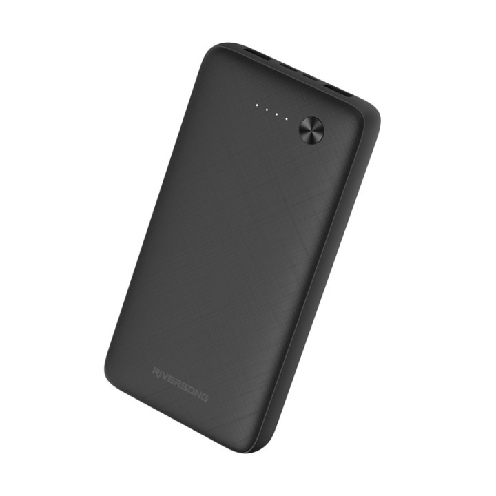 Riversong Horizon 20 Power Bank 20000mAh με 2 Θύρες USB-A Μαύρο
